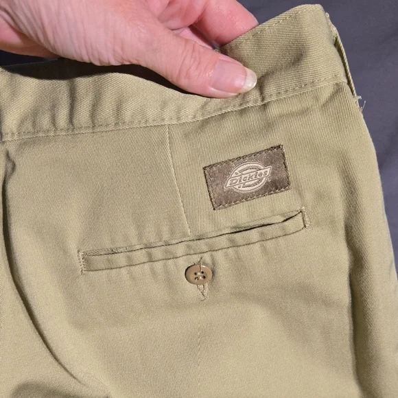 Dickies Women's Straight Leg Pants in Light Yellow - Picture 9 of 13